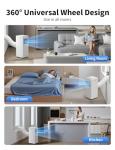 GRIDR Portable Air Conditioners, 8,000 BTU AC Unit for Bedroom with 4 Modes Cooling/Dehumidifier/Fan/Sleep, Up to 300 sq.ft, 24H Timer & Remote, 45db Quiet, Portable AC Unit for Room Indoors
