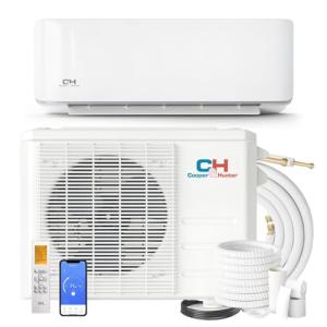 Cooper & Hunter 24,000 BTU 18.9 SEER Mini Split AC/Heating system Sophia Series 208/230V with Installation Kit…