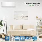 Cooper & Hunter 24,000 BTU 18.9 SEER Mini Split AC/Heating system Sophia Series 208/230V with Installation Kit…