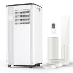 Portable Air Conditioners - 2025 Upgraded 10000 BTU Portable AC for Room up to 450 Sq. Ft, 3 in 1 AC Unit with 24H Timer, Smart Sleep Mode, Remote Control, Air Cooler for Bedroom Kitchen Small-Rooms