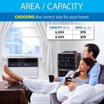 Soleus Air Exclusive 8,000 BTU With WiFi Over the Sill Air Conditioner, Class of its Own for Safety and Whisper Quiet, Along with Keeping Your Window View (Fits up to 11" Wide Window Sill)