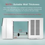 R.W.FLAME 12,000 BTU Window Air Conditioners, U-Shaped Air Condtioner Unit Cools up to 550 Sq. Ft, 6 Modes 24H Timer Energy-saving Window AC Units, Full Window View, Easy to Install, White