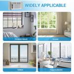 MilleLoom 6,000 Btu Window Air Conditioner, Cools Up to 250 Sq. Ft with Cooling, Dehumidifier, 3 Fan Speed, Window-Mounted Room Ac Window Unit with Remote, Easy Install Kit for Home