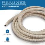 Senville 20 Ft Drain Hose Line for Mini Split Air Conditioner Ductless Heat Pump