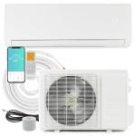Bonnlo 9,000 BTU Ductless Mini Split AC/Heating System, 115V / 19 SEER Split-System Wall Air Conditioner Pre-Charged Inverter Heat Pump with 16ft Installation Kit