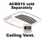 ASA Electronics ACM150B RV Trailer Air Conditioners Advent 15 000 BTU Air Conditioner Black