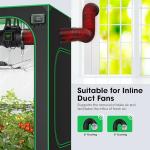 VIVOSUN Window Vent Kit, Portable AC Window Seal Kit, Fit with 4”/6” Ducting & 5.9” Hose for Sliding Window, Adjustable AC Vent Kit for Duct Fans, Air Conditioner, Dryer