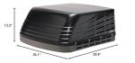 ASA Electronics ACM150B RV Trailer Air Conditioners Advent 15 000 BTU Air Conditioner Black