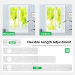 VIVOSUN Window Vent Kit, Portable AC Window Seal Kit, Fit with 4”/6” Ducting & 5.9” Hose for Sliding Window, Adjustable AC Vent Kit for Duct Fans, Air Conditioner, Dryer