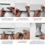 Portable Air Conditioner Window Vent Kit, 5.9 Inch Diameter 59 Inch Length Exhaust Hose,Adjustable Vertical/Horizontal Sliding Window Kit Plate for AC Unit