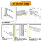 LBG Products Air Conditioner Side Panel Kit for Window AC Units, Fits Up to 17" H x 10" W,Double Layers Window AC Side Panels Kit for Window Air Conditioner Replacement Screen,2 Pack