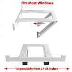 Alpine Hardware American Owned Drillless Drill-Less Window Air Conditioner & Heat Pump Bracket - Window AC Support - Supports Air Conditioners Well Over 200 lbs. - Patented Design No Drilling Model
