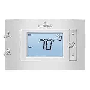 Emerson 1F83C-11NP Conventional (1H/1C) Non-Programmable Thermostat, White