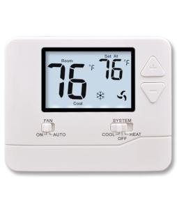Heagstat Non Programmable Thermostat for Home 1 Heat/1 Cool Single-Stage Compatibility, White Backlight