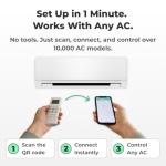 Sensibo Sky, Smart Wireless Air Conditioner Controller. Quick & Easy DIY Installation. Maintains Comfort with Energy Efficient. Automatic Wifi Thermostat Control App. Google, Alexa and Siri Compatible