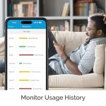 Breez Eco | Smart AC Controller for Mini Split, Window, Portable ACS | WiFi, Alexa, Google, Siri Shortcuts, SmartThings, IFTTT, Free App, NO Subscriptions | Schedules, Geofencing, Comfy (Black)