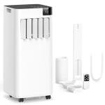 ZAFRO 10,000 BTU Portable Air Conditioners, 4 Modes Portable AC Unit with Fast Cooling/Energy Efficient/Remote/24Hrs Timer for Bedroom/Dorms/Indoor Rooms, White