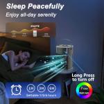 iFeiFan Portable Air Conditioners with Remote, 4-in-1 Portable AC with 1500ml Water Tank, 3 Wind Speeds, 6H Timer, 2 Cool Mist, 7 Lights, Personal Mini Air Conditioner for Room Bedroom Offic