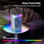 Portable Air Conditioner,Cooling Fan with 3 Speeds & 3 Modes,1500ML Mini Air Conditioner with Remote, Air Conditioner Fan,Night Light,Evaporative Air Cooler for Home/Office