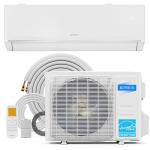 ROVSUN 18,000 BTU Mini Split AC/Heating System with Inverter, 23 SEER2 Energy Saving 230V Ductless Split-System Air Conditioner with Pre-Charged Condenser, Heat Pump, Remote Control & Installation Kit