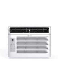 Midea MAW05R1JWT-B Electronic 5K 5,000 BTU, 3-in-1 Fan/Dehumidifier Window AC Unit, Easycool Air Conditioner with Remote Control, Cools up to 150 Sq. Ft, Fits Bedroom, Study, Office, White