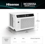 Hisense WC05R25A Window Air Conditioner, 5,000 BTU, White
