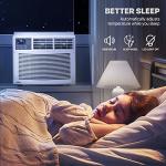 mollie 12000 BTU Window-Mounted Room Air Conditioner, Powerful Indoor AC with Multi-Speed Mode, Programmable Timer, Cool up to 450 Sq.Ft.