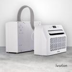 Ivation 6,500 BTU Camper Air Conditioner | Portable Over-the-Window Sill AC, Fan & Dehumidifier for RV, Caravan & Motorhome | Digital Display, Temperature Control, Timer, Sleep Mode, Whisper Quiet