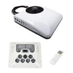 12V RV Air Conditioner 15000 BTU Ultra-Quiet AC, Easy Install Non-Ducted Rooftop, Heat Pump & Fast Cooling Air Conditioner for Campers, RVs and Travel Trailers, White