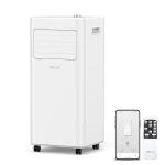 DELLA Smart WiFi Enabled 10000 BTU Portable Air Conditioner Cools Up To 250 Sq. Ft. Work with Alexa,Geo Fencing Cooling, Dehumidifier & Fan Portable AC Unit w/Remote Control & Window Kit