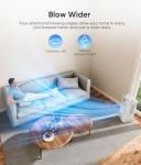 Windowless Portable Air Conditioner with Remote，Evaporative Air Cooler， Swamp Cooler with Water Tank Room Cooling Fan for Home Indoor 12H Timer No Hose Needed