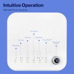 DELLA Smart WiFi Enabled 10000 BTU Portable Air Conditioner Cools Up To 250 Sq. Ft. Work with Alexa,Geo Fencing Cooling, Dehumidifier & Fan Portable AC Unit w/Remote Control & Window Kit