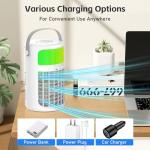 Portable Air Conditioner, 2025 Upgraded 4-IN-1 Ultra-Quiet Design Portable AC Unit with 2 Cool Mist & Speeds1500ml Remote Control Air Conditioner Evaporative for Home,Office,Bedroom, Camping