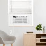 Whirlpool WHAW242CW 24,000 BTU Air Conditioner with Dehumidifier, 230V, Window AC for Extra Large 1500 Sq. Ft, Bedroom, Living Room, or Apartment, with Remote, 3 Speeds, and 24H Timer, Bright White