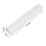 3" W 4.2Ft L Line Set Cover Kit for Mini Split Air Conditioners Decorative PVC Slim Line Cover for Central AC & Heat Pumps Systems Tubing Cover