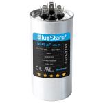BlueStars 50+5 MFD uf 370 or 440 Volt VAC Dual Run Circular Start Capacitor Replacement Part - Exact Fit for Condenser Straight Cool or Heat Pump Air Conditioner - Replaces 97F9850 97F9970