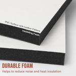 BEWAVE Window Air Conditioner Insulation Foam Panels, AC Side Surround Panels Kit with Top Seal Strip for AC Unit Indoor 2 Pack