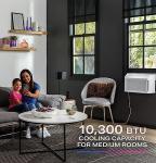 Profile PHNT10CC Clearview Air Conditioner 10,300, Inverter Technology, Ultra Quiet, Medium Rooms up to 450 Sq. FT, Full Window View with Easy Installation, Energy-Efficient Cooling, 10300 BTU, White