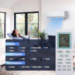 Manastin 12000BTU Mini Split Air Conditioner& Heater, 17 SEER2 𝟐𝟑𝟎𝐕 Mini Spilt AC with Inverter Compressor, Covers Up to 750 Sq. Ft, Complete Installation Kit Included