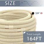 Flamorrow 164Ft Air Conditioner Drain Hose for Ductless Mini Split Air Conditioner Heat Pump Systems, 5/8" ID Flexible AC Water Drain Line