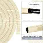 Flamorrow 164Ft Air Conditioner Drain Hose for Ductless Mini Split Air Conditioner Heat Pump Systems, 5/8" ID Flexible AC Water Drain Line