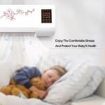 Hltzyzbl Cold And Hot Air Air Conditioner 2 In 1 Wall Mounted Mobile Air Electric Fan Air Conditioner For Bedroom Mini Split AC/Heating System, Portable, Ductless, With Remote, For Home Office