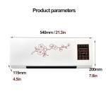 Hltzyzbl Cold And Hot Air Air Conditioner 2 In 1 Wall Mounted Mobile Air Electric Fan Air Conditioner For Bedroom Mini Split AC/Heating System, Portable, Ductless, With Remote, For Home Office