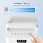 Feculs Portable Windowless Air Conditioners, 3-IN-1 Swamp Cooler, Evaporative Air Cooler, 6 Speeds & 3 Modes, 3-Gal Water Tank for Cooling, 20 FT/S Remote Control, Portable Air Cooler for Indoors