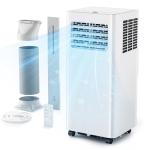 EUHOMY 8000 Btu Portable Air Conditioners, 3 in 1 Portable AC with Cool, Dry, Fan Modes, Quiet Air Conditioners with 24H Timer & Sleep Modes, with Remote, for Bedroom, Apartments up to 350 Sq.Ft