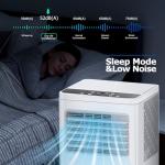 3-in-1 Portable Air Conditioners，10000BTU Portable AC Units Cools 450 Sq.Ft. with 24H Timer Remote Control，Easy Install Kit for Bedroom, Office, Dorm