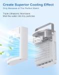 Portable Air Conditioners, 3-in-1 Portable AC Unit, Personal Mini Air Conditioner With 1000ml Water Tank, 2/4/8H Timer, USB Charging Small Cooling Fan (Include 5V 2A Adapter) For Indoor Office Bedroom
