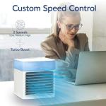 Arctic Air Pure Chill Deluxe Evaporative Air Cooler - Powerful, Quiet, Lightweight And Portable Space Cooler With Hydro-Chill Technology For Bedroom, Office, Living Room & More