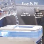 Arctic Air Pure Chill Deluxe Evaporative Air Cooler - Powerful, Quiet, Lightweight And Portable Space Cooler With Hydro-Chill Technology For Bedroom, Office, Living Room & More