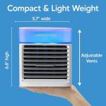 Arctic Air Pure Chill Deluxe Evaporative Air Cooler - Powerful, Quiet, Lightweight And Portable Space Cooler With Hydro-Chill Technology For Bedroom, Office, Living Room & More
